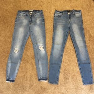 2 Charlotte Russe Skinny Jeans! Size 6!